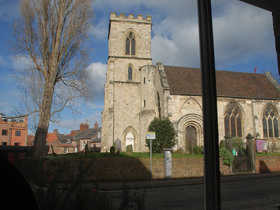 St Deny's church from window
